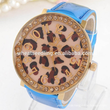 Big Dial Leopard Muster Damen Student Vogue Uhr